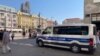 Increased police presence in the center of Zagreb ahead of the football match between Dinamo and the Greek AEK, Croatia August 15th 2023
