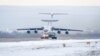 Belarus - Russian A-50 early warning aircraft before its explosion at Machulishchy airfield. February