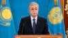 Kazakhstan Protests -- In this image taken from video released by Kazakhstan's Presidential Press Service, Kazakhstan's President Kassym-Jomart Tokayev speaks during his televised statement to the nation in Nur-Sultan, Kazakhstan, Friday, Jan. 7, 2022. To