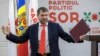 MOLDOVA -- Moldova's parliamentary candidate, leader of Shor Politic Party, Ilan Shor, gestures at the briefing of the electoral campaign totalization at party's headquarter in Chisinau,February 22, 2019